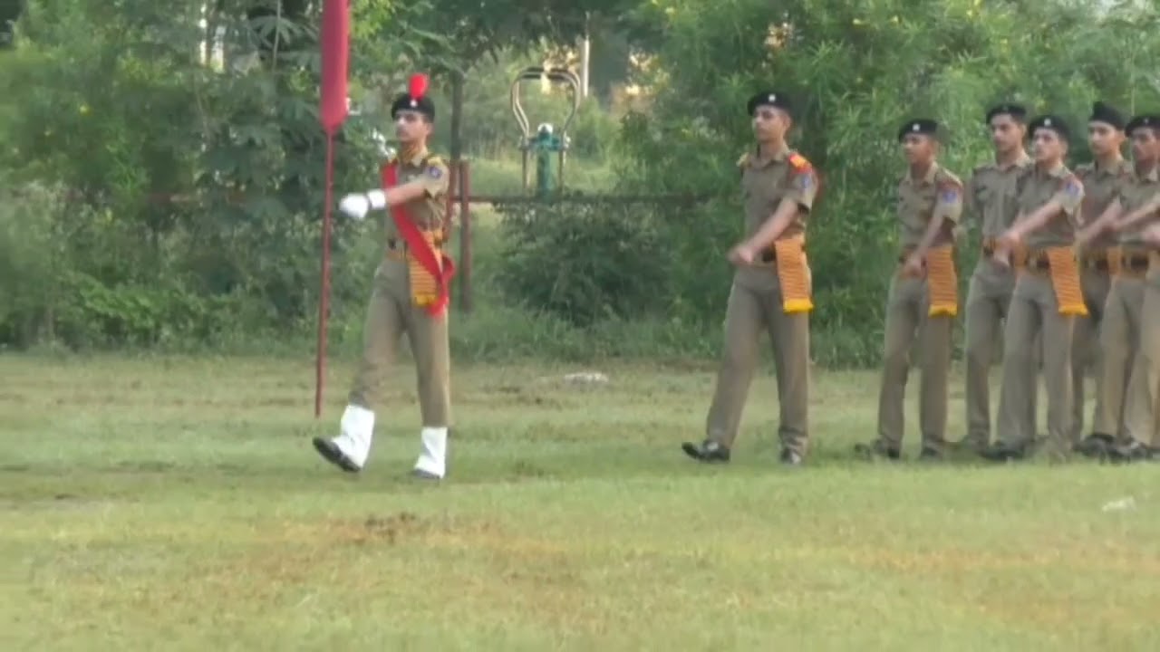 Golden Jubilee Parade at Major Somnath Sharma Stadium, Sainik School Nagrota