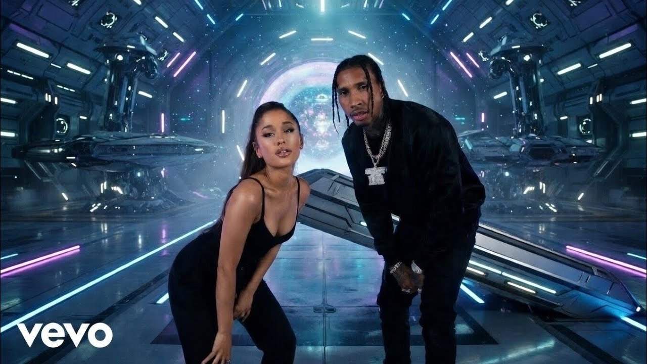 Ariana Grande ft.Tyga  - Neon Love Game  (Official Music Lyrics Video) 2026