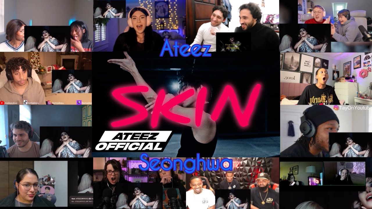 ATEEZ SEONGHWA - 'Skin' ATEEZ Present | REACTION MASHUP 