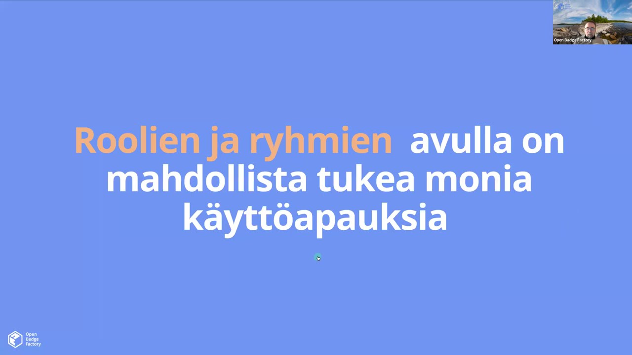Enemmän irti Open Badge osaamismerkeistä “Space” ominaisuuksien avulla
