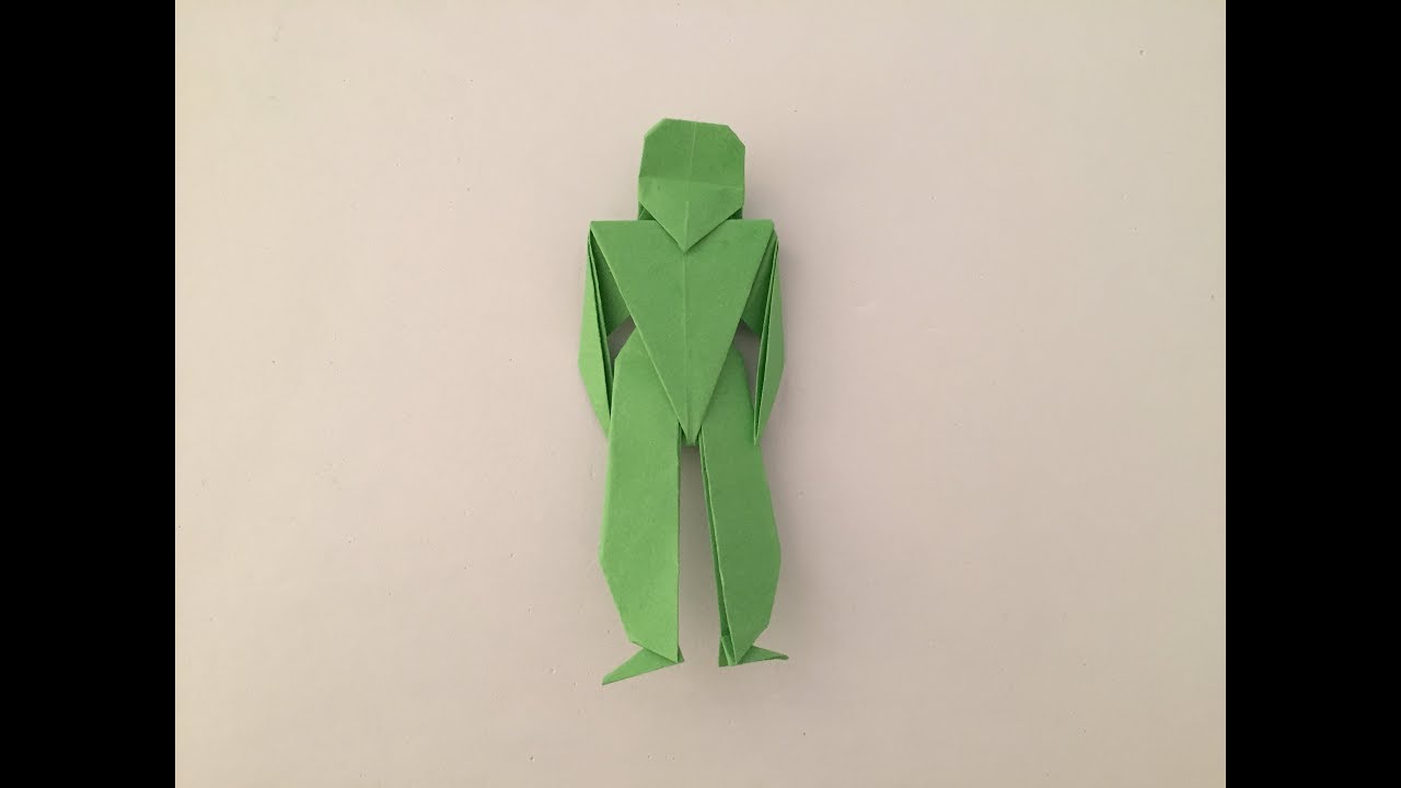 折纸 纸人 origami paper man พับกระดาษ มนุษย์กระดาษ 종이 접기、折り紙、 оригами 、Paper art