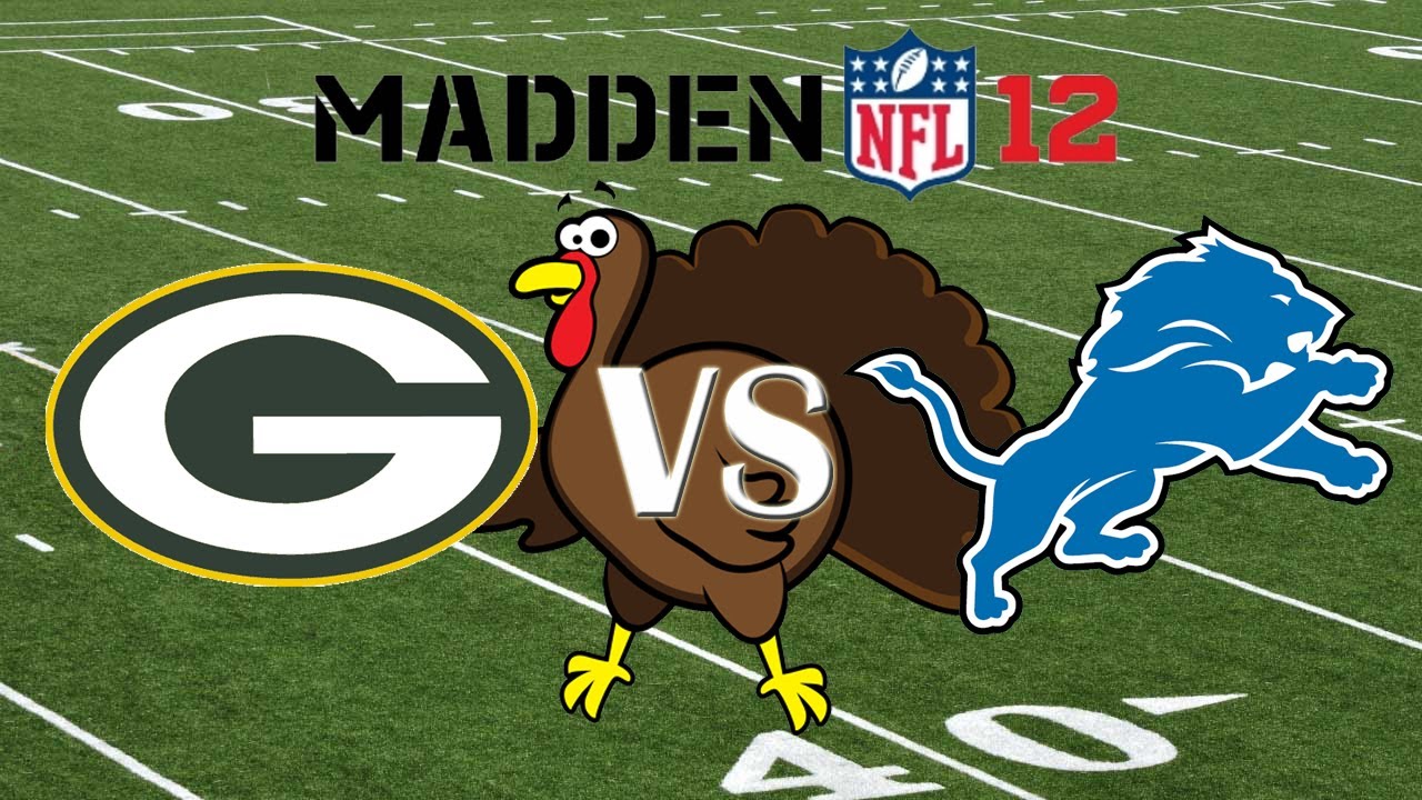2011 Turkey Day Game - Madden 12: Green Bay Packers vs. Detroit Lions