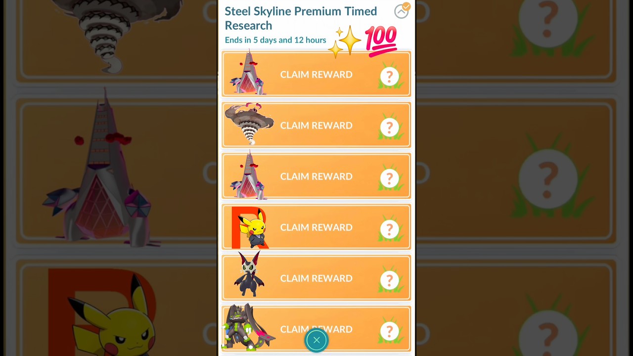 Специальные исследования Steel Skyline для ✨️Shiny Dynamax Duraludon🥲 в Pokemon GO