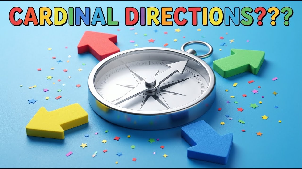 North, South, East, West - Cardinal Directions For Kids