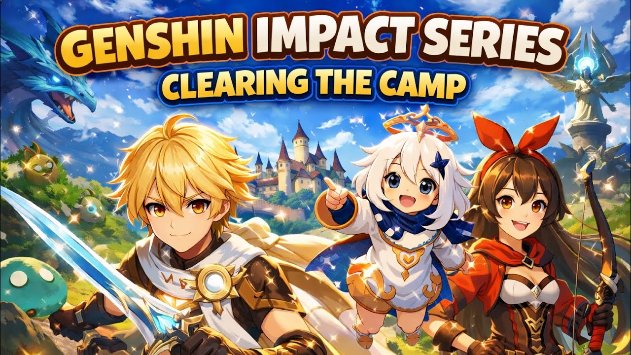 Genshin impact , clearing the camp....Episode #3