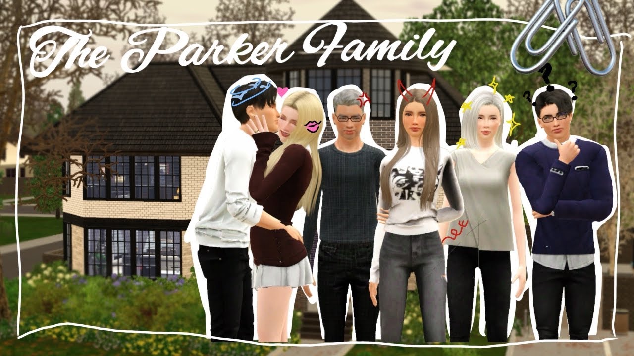 meet the parker family! ✿ ˚ the sims 3: current household (dec 2025)  ♡ ྀི༘͏