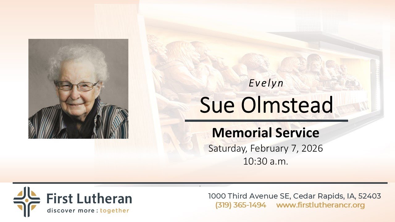 Evelyn Sue Olmstead Memorial Service – Saturday, February 7 , 2026