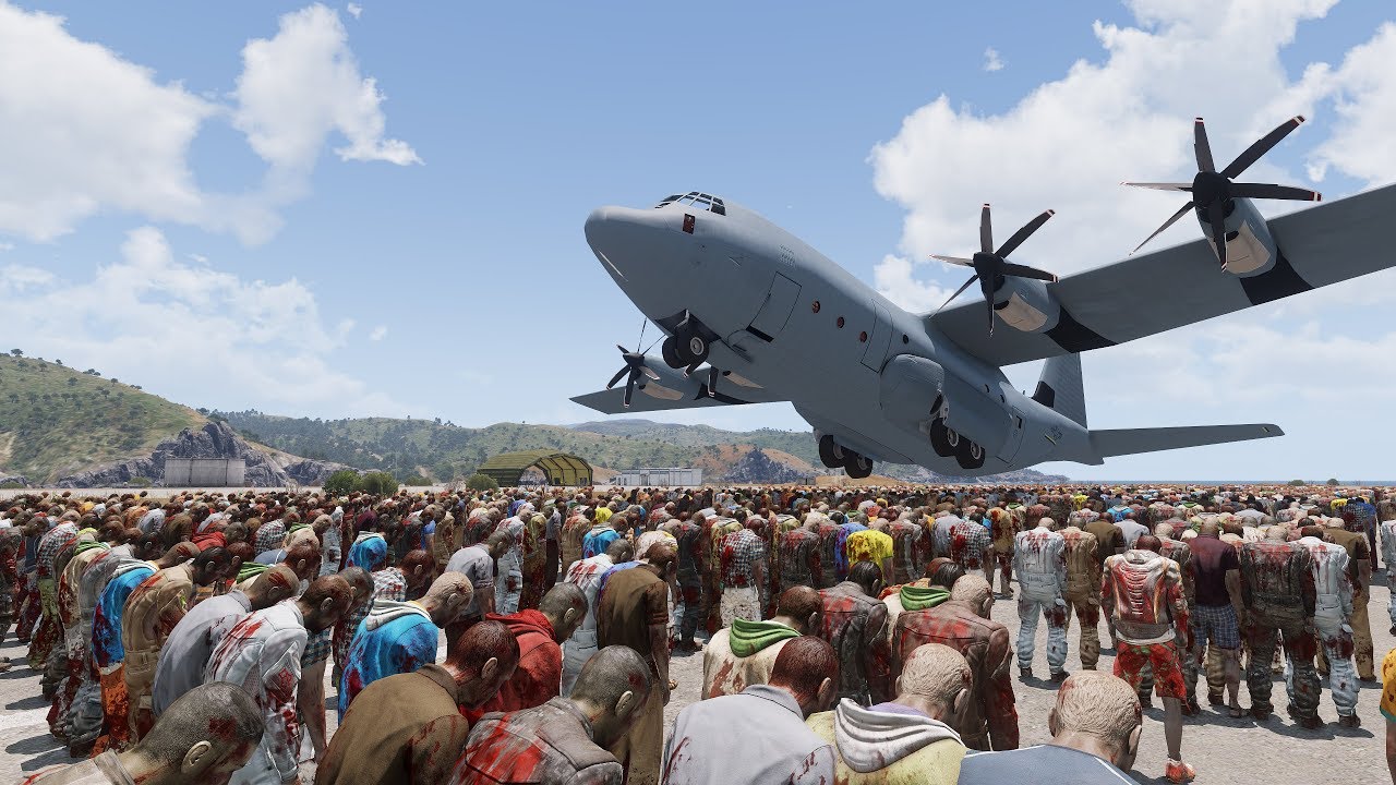 ZOMBIE EVACUATION - ArmA 3 (4K Gameplay)