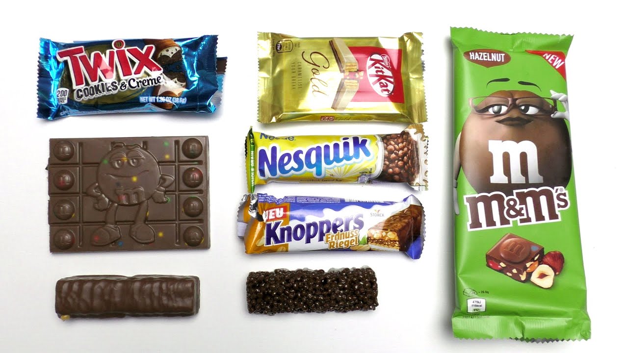 Chocolate Battle: m&m's, Twix, KitKat, Nesquik and Knoppers