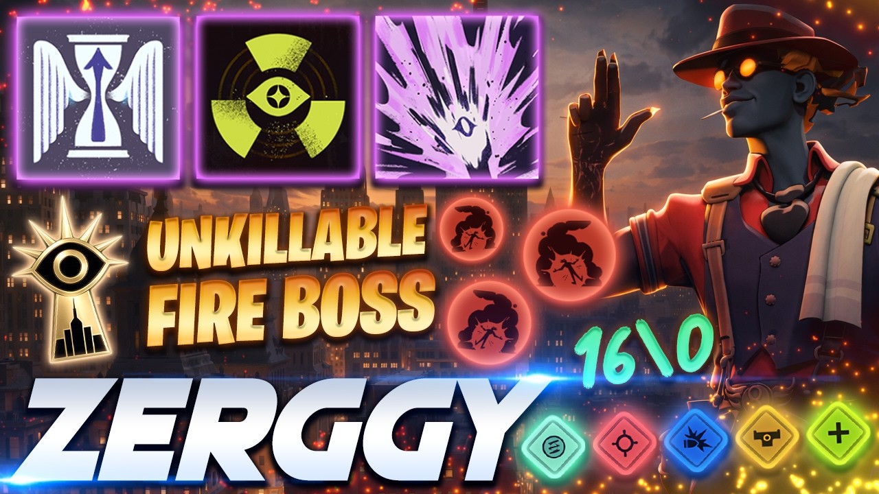 Zerggy Infernus UNKILLABLE FIRE BOSS 16\0 - Deadlock Pro Gameplay & Guides [Watch & Learn]