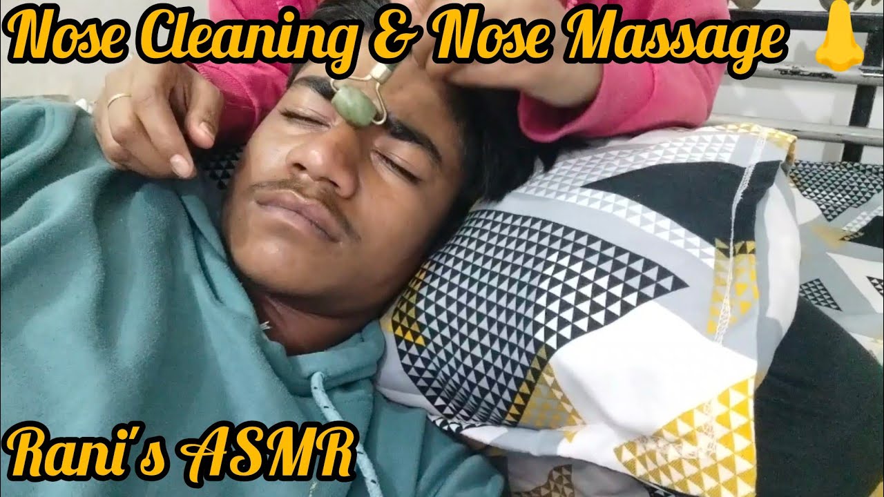 ASMR!! NOSE Cleaning & Nose Massage 👃🧹