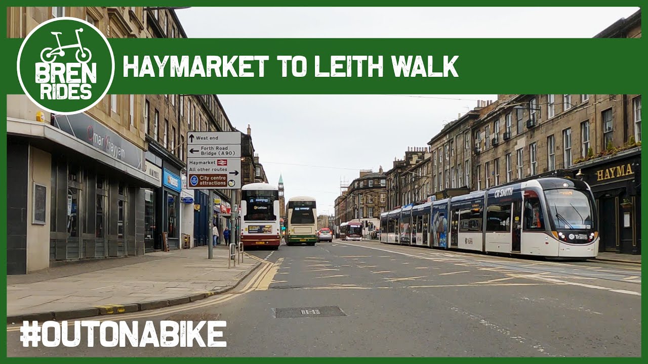 Edinburgh Bicycle Ride - Haymarket to Leith Walk