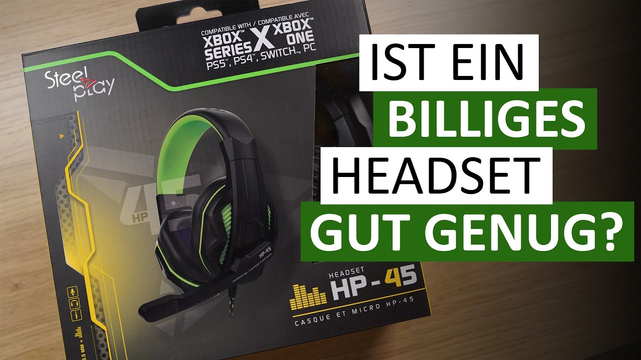 Ist günstig noch gut oder schon billig? Steelplay HP-44 und HP-45 Headsets - Unboxing und Hands-on