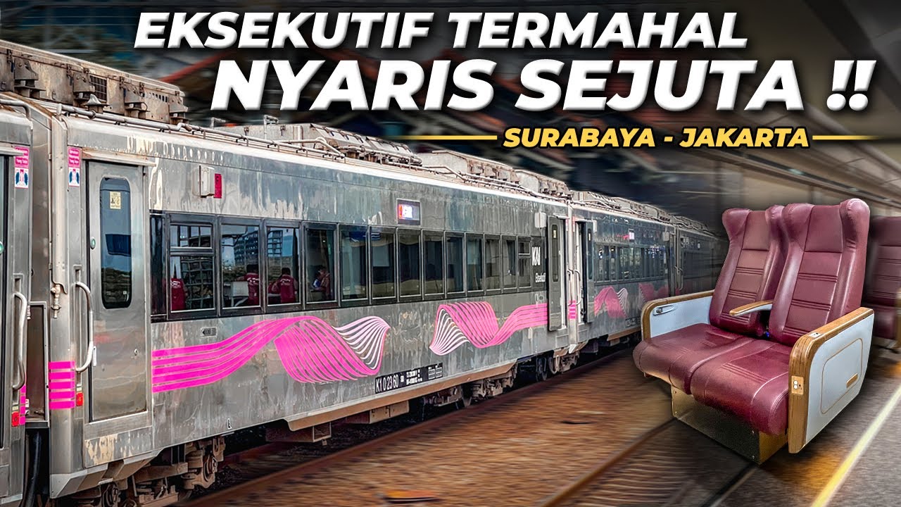 HARGA NYARIS SEJUTA! REKOR KERETA EKSEKUTIF TERMAHAL | Trip KA Argo Bromo Anggrek Surabaya - Jakarta