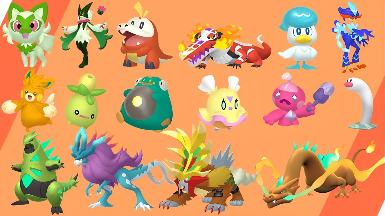 ВСЕ покемоны 9-го поколения Pokedex