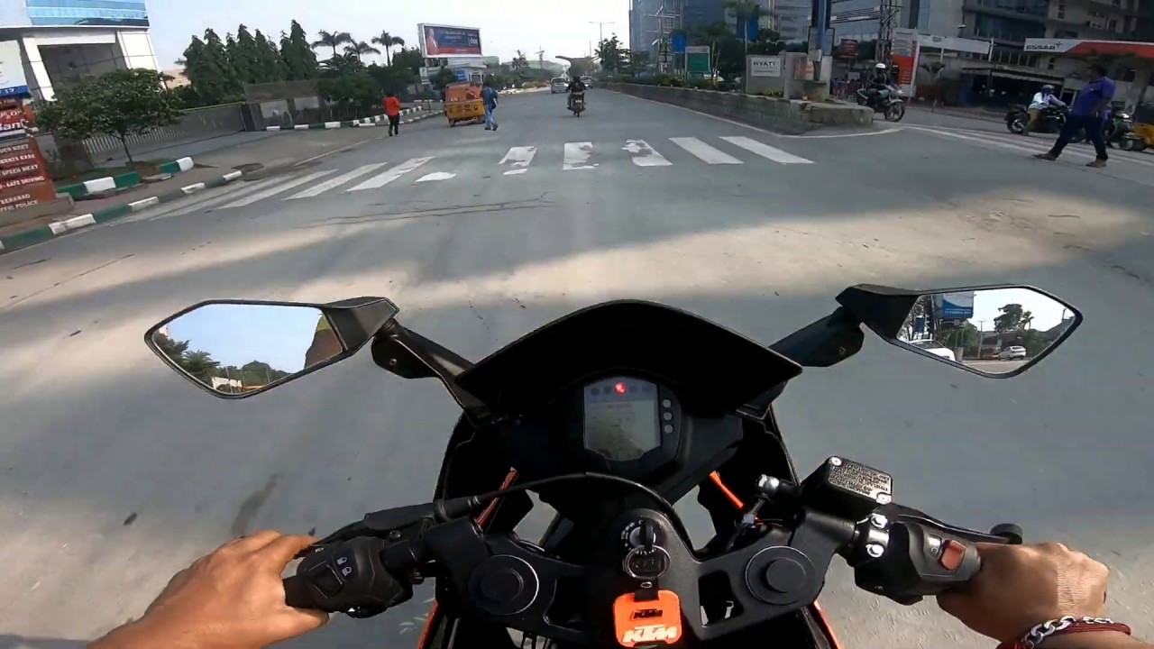 KTM RC125 Test Ride!! 0-100 Speed run!!