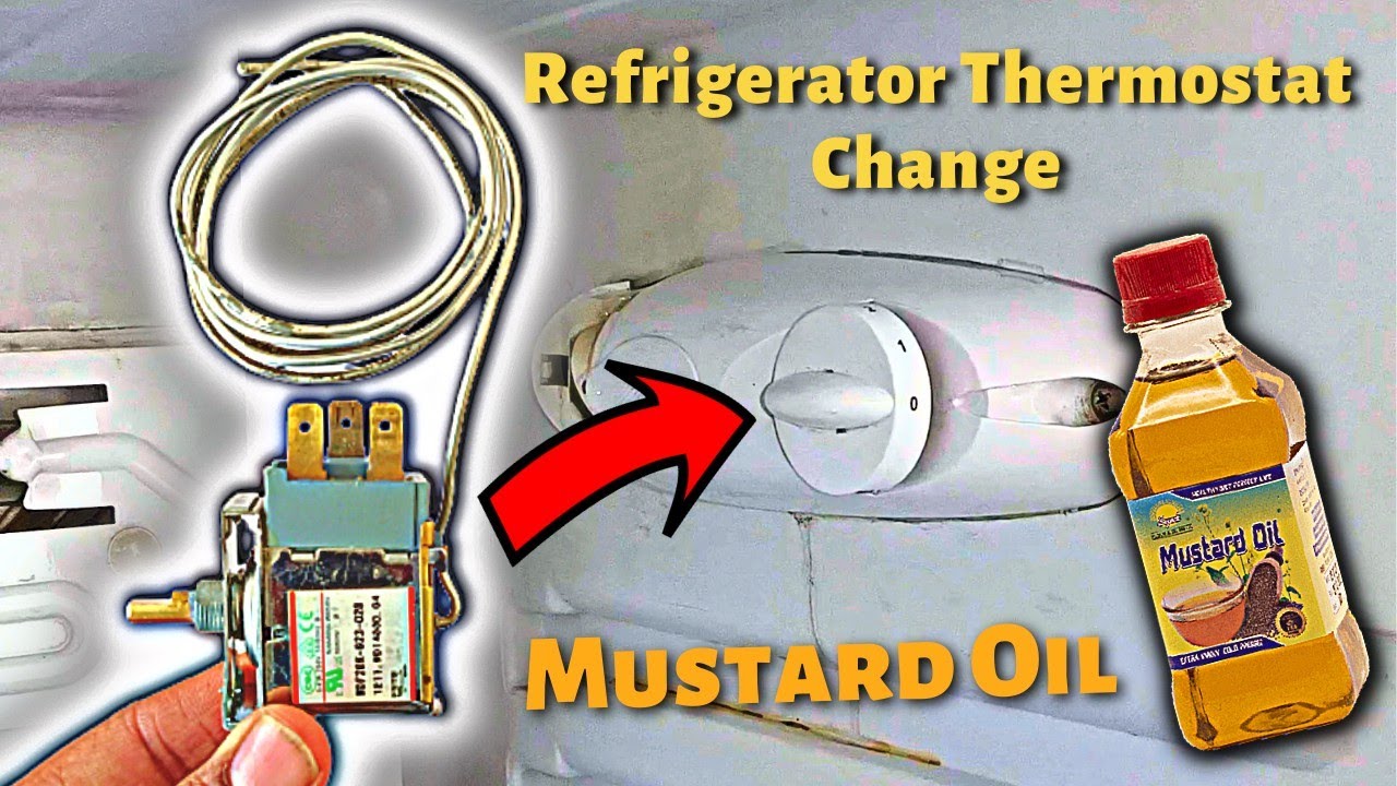 How To Change Fridge Thermostat & Install New With Connection