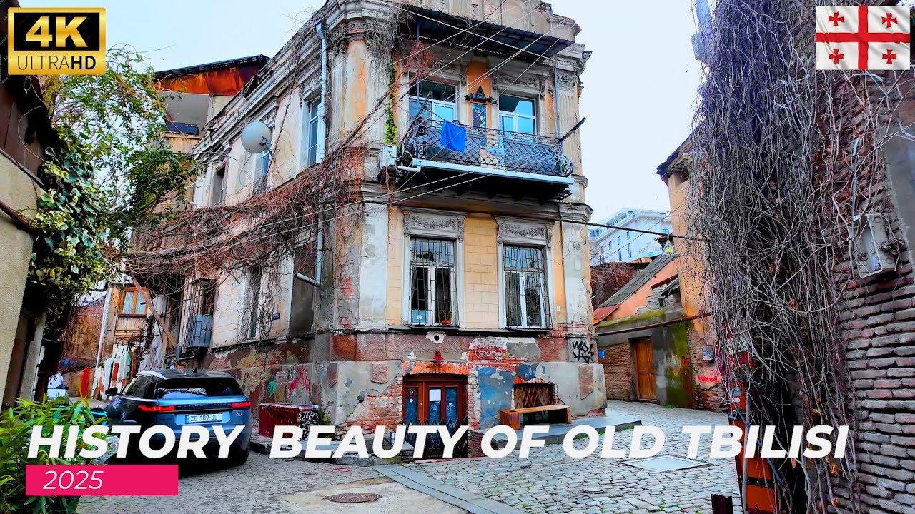 【4K】Old Tbilisi 4K Walking Tour | History, Culture & Scenic Views