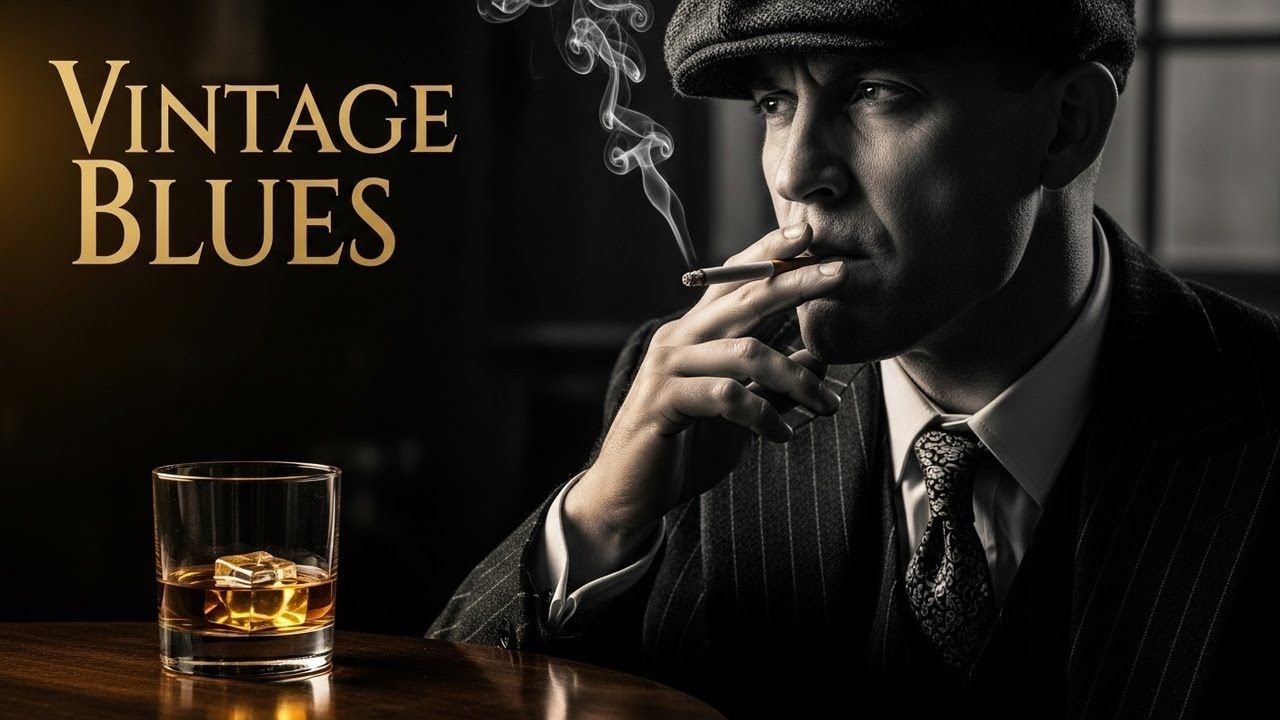 Classic Rock Blues Relaxing Night &ndash; Retro Background for Coffee & Whiskey Bar