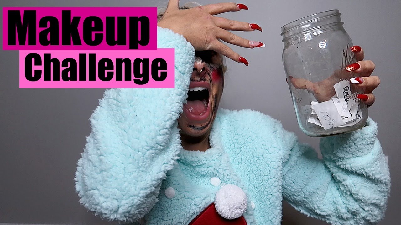 I DID THE JAR MAKEUP CHALLENGE.