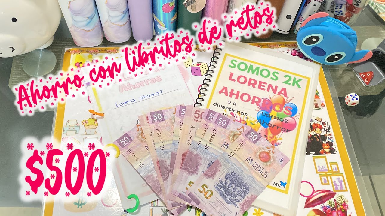 ✅AHORRO CON LIBRITOS DE RETOS $500 / #retosdeahorro #retosencasa #ahorros #sistemadesobres