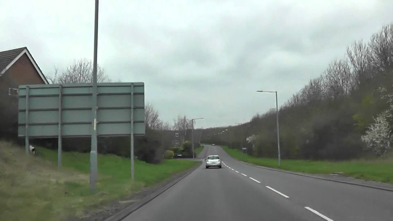 Driving On Warndon Way, Parsonage Way & Plantation Drive, Worcester, England. 16th March 2012