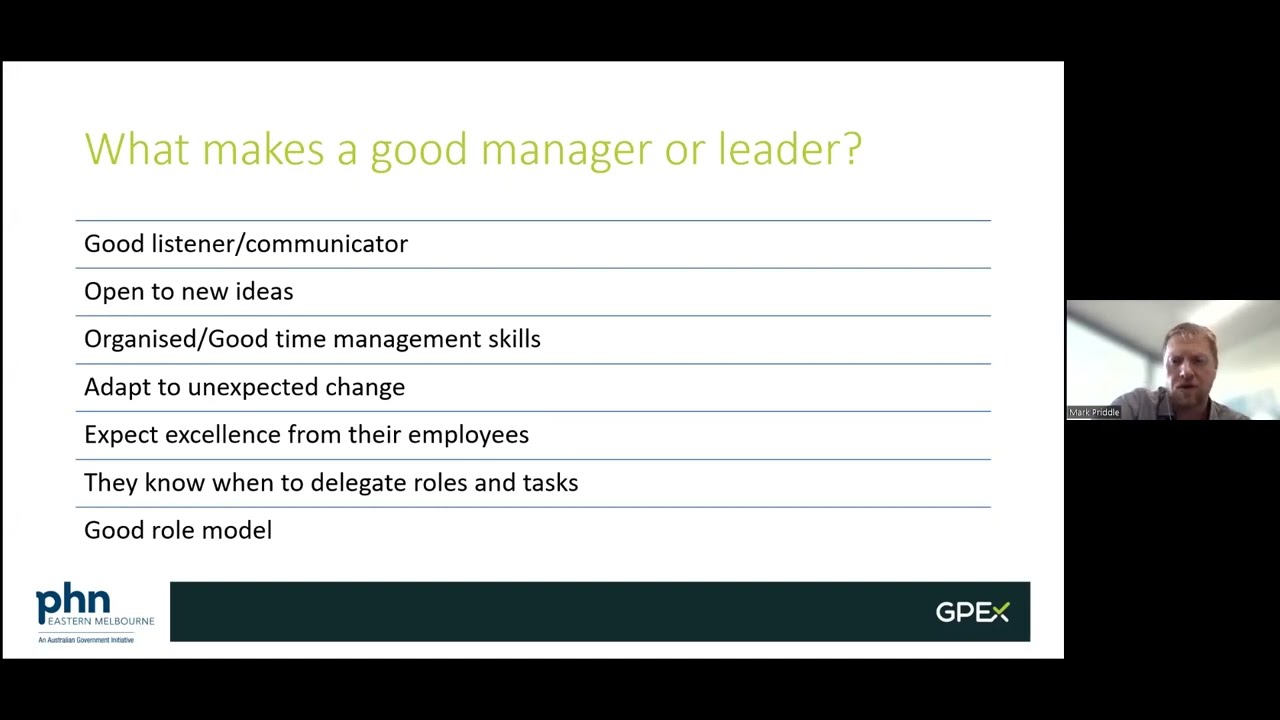Practice leadership and the role of the practice manager