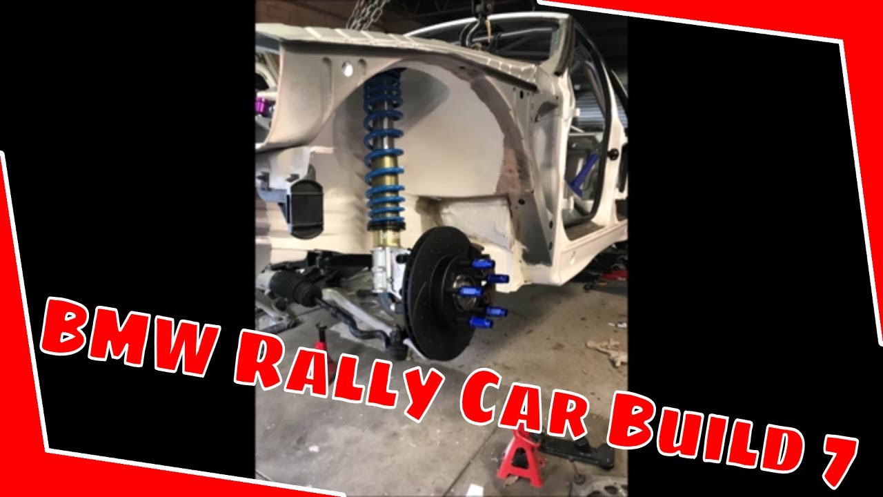 7 BMW Rally exhaust build, race clutch and flywheel, rally suspension fitting, install rear brakes