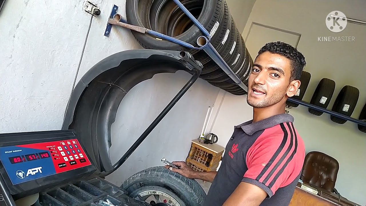 اتعلم ترصيص اطارات السيارات في خمس دقائق على المكنه✍️👌