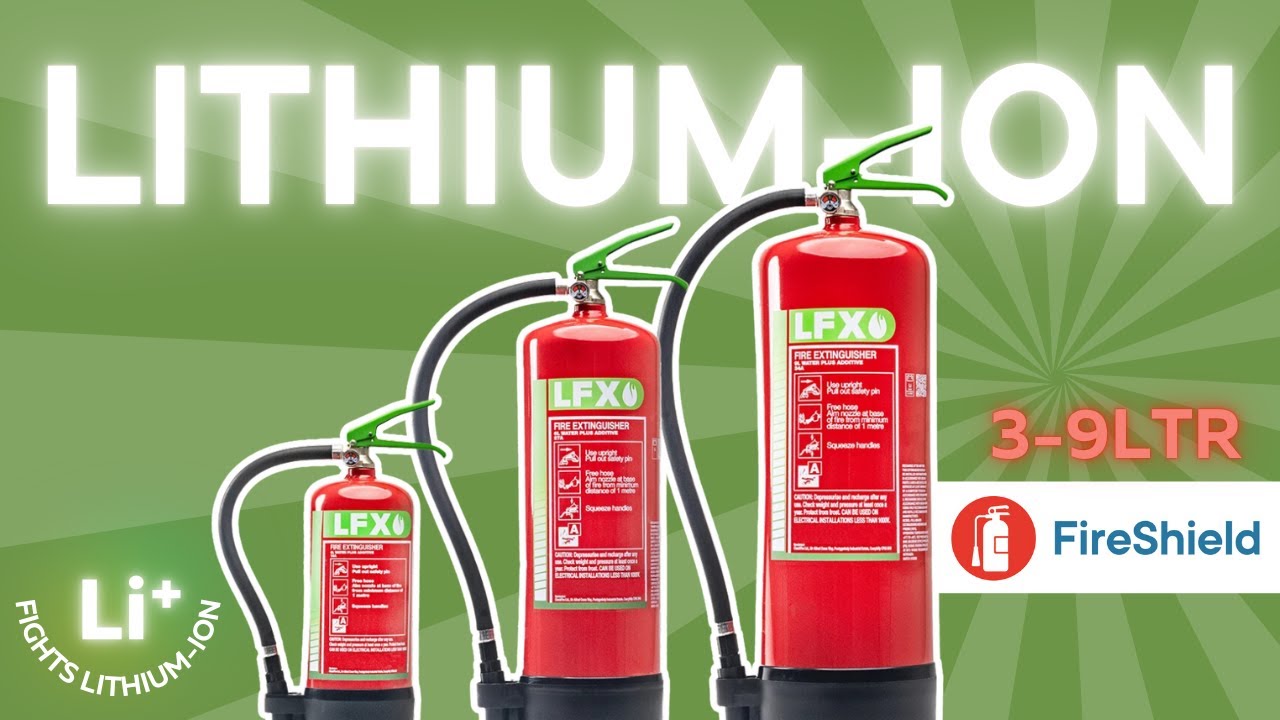 LFX Lithium-ion Battery Fire Extinguishers | FireShield | Fire Protection Shop