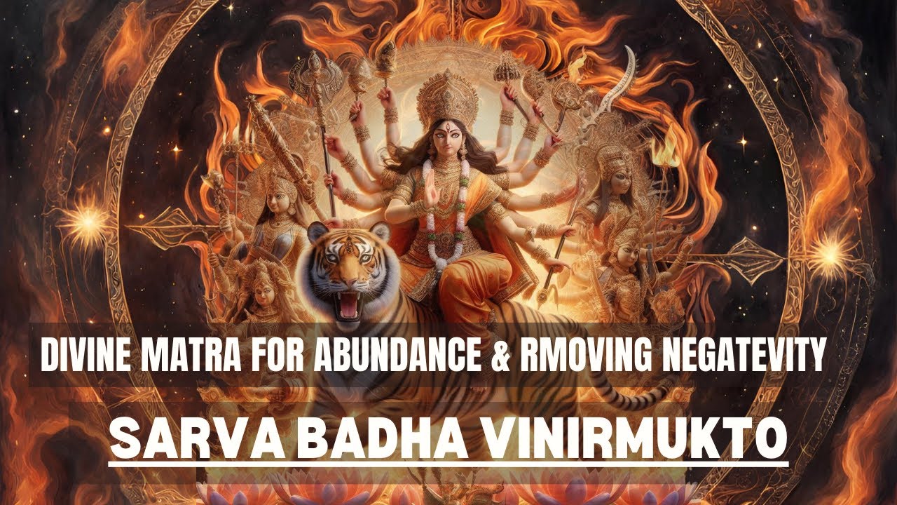 MOST POWERFUL | GODDESSES DURGA MANTRA| Sarva Badha Vinirmukto | For HAPPINESS & REMOVING NEGATIVITY
