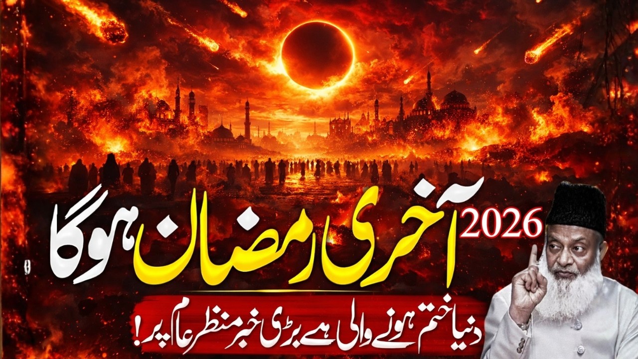 2026 Kya Aakhri Ramzan Hai? 😱 Qayamat Ki Nishaniyan Zahir | Dr Israr Ahmad Emotional Bayan