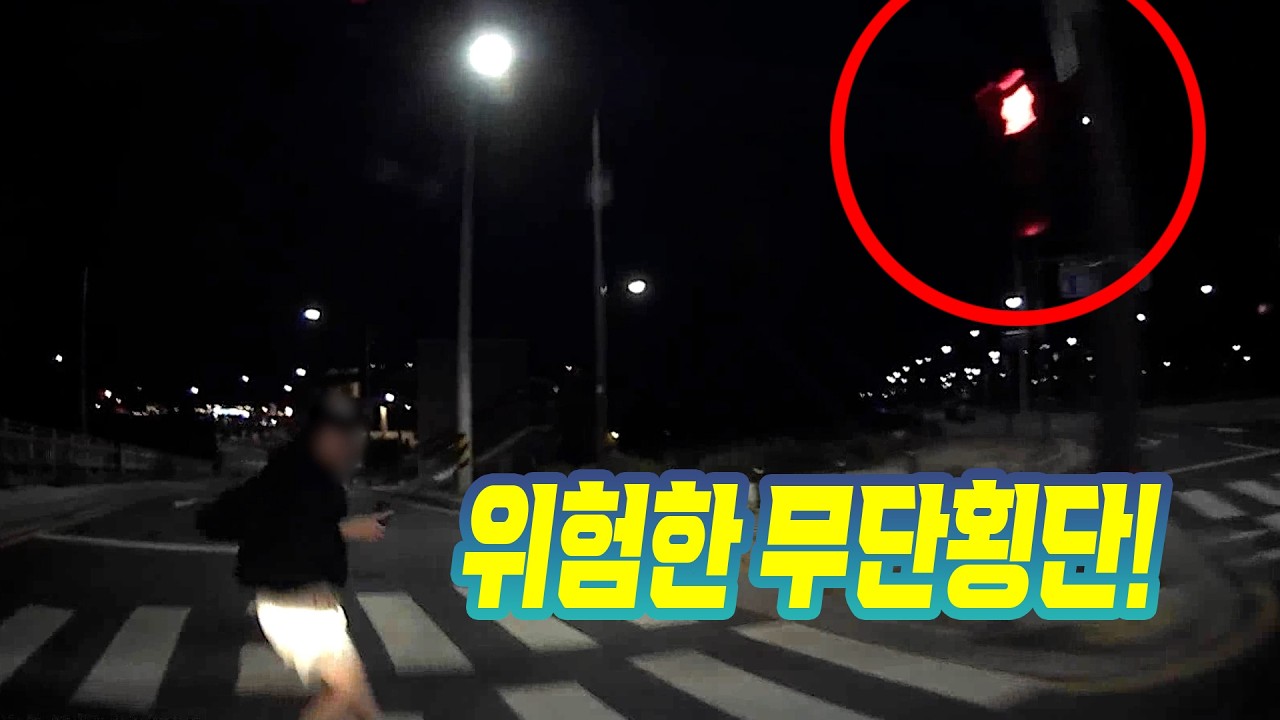 26641회. 빨간 불에 횡단보도 건너는 사람을 좌회전하면서 보지 못해 친 사고