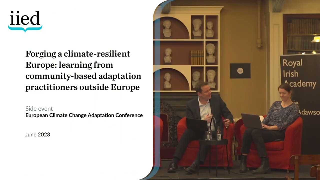 Forging a climate-resilient Europe: learning from community-based adaptation practitioners