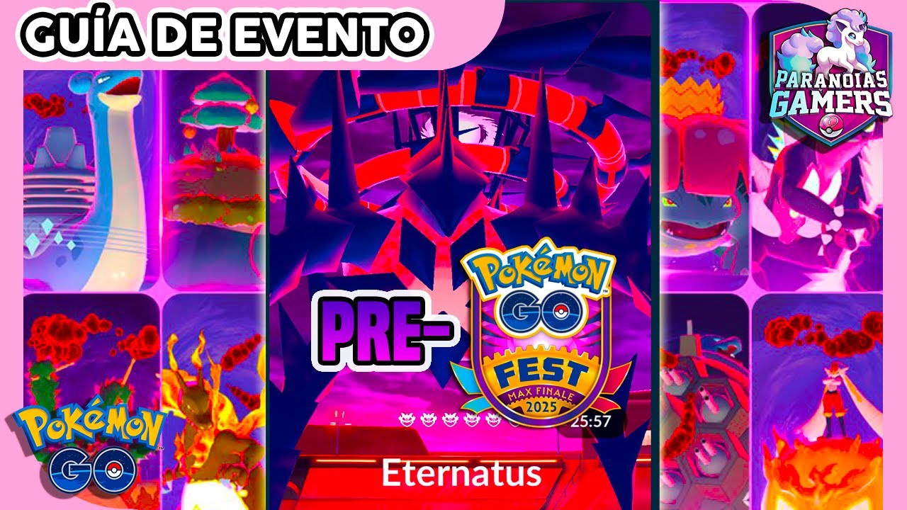 📢MEJORES GIGAMAX, COUNTERS, IV'S, ETERNATUS... GUÍA PARA EL PoKémon GO FEST FINAL MAX 2025