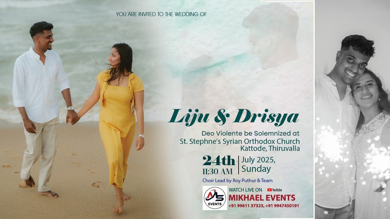 LIJU & DRISYA | WEDDING CEREMONY | Choir Led by Roy Puthur & Team #mikhael