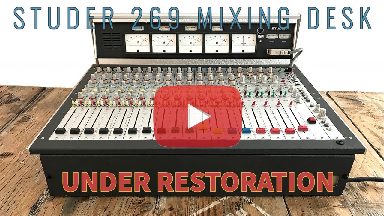 STUDER 169 / 269 mixing board restoration