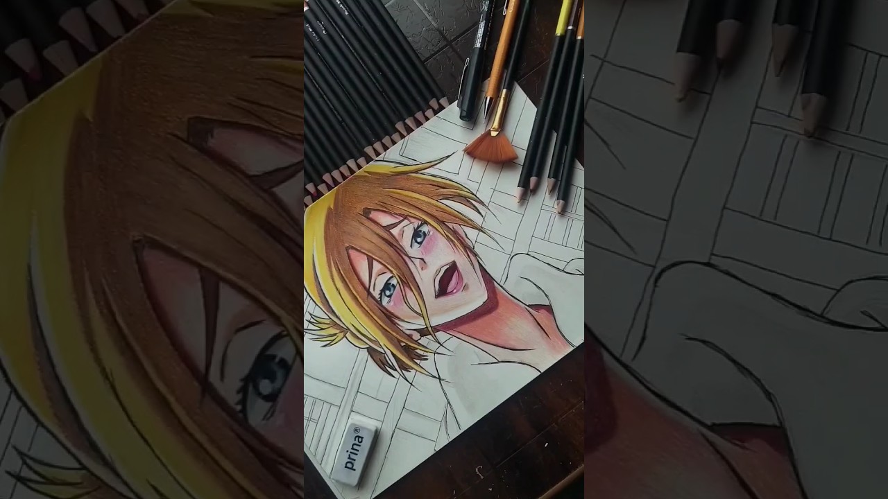 Annie drawing #art#drawing  #annie #attackontitan #anime #shorts #viral