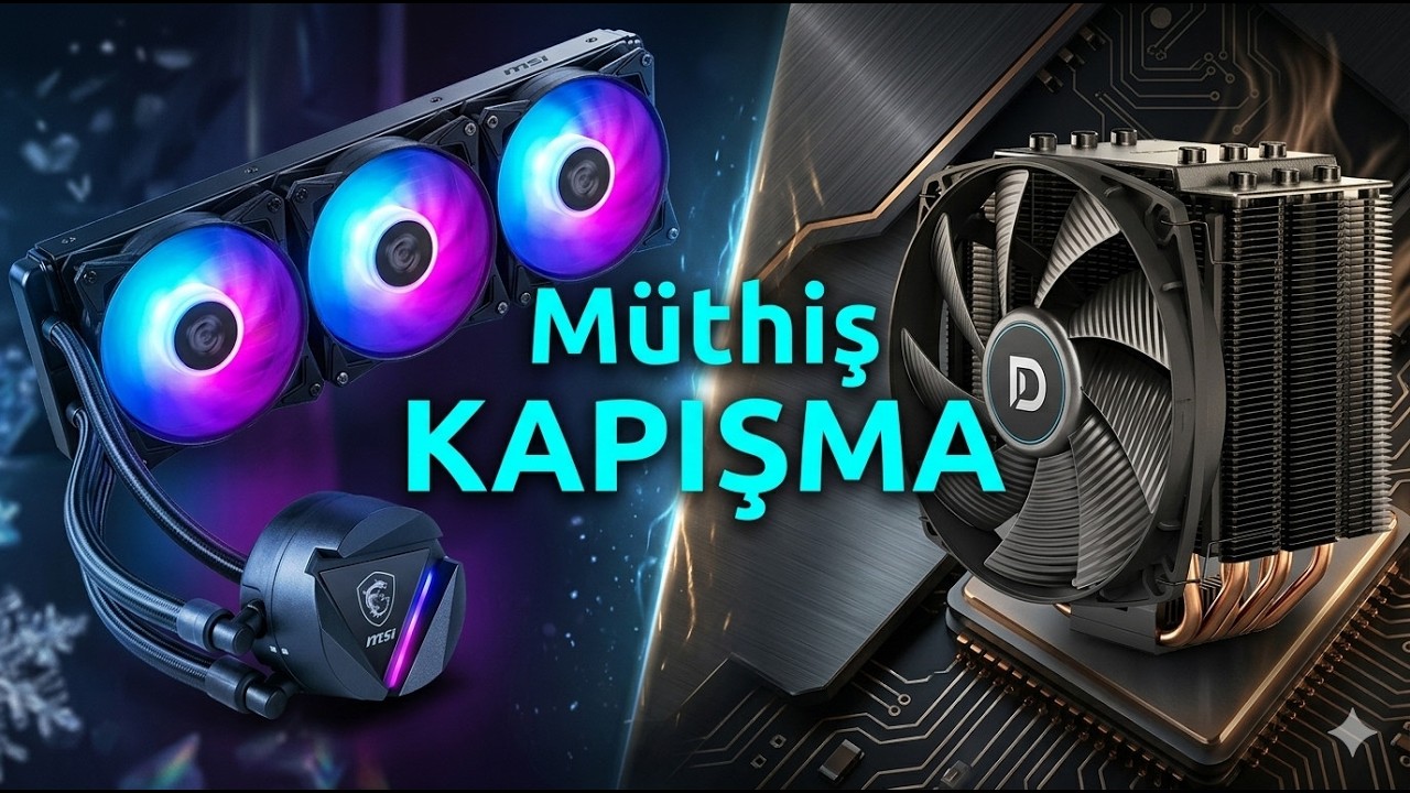 360mm Sıvı Soğutma vs Hava soğutma Mutlaka İzleyin. İddia ediyoruz Böylesini Hiç Görmediniz.