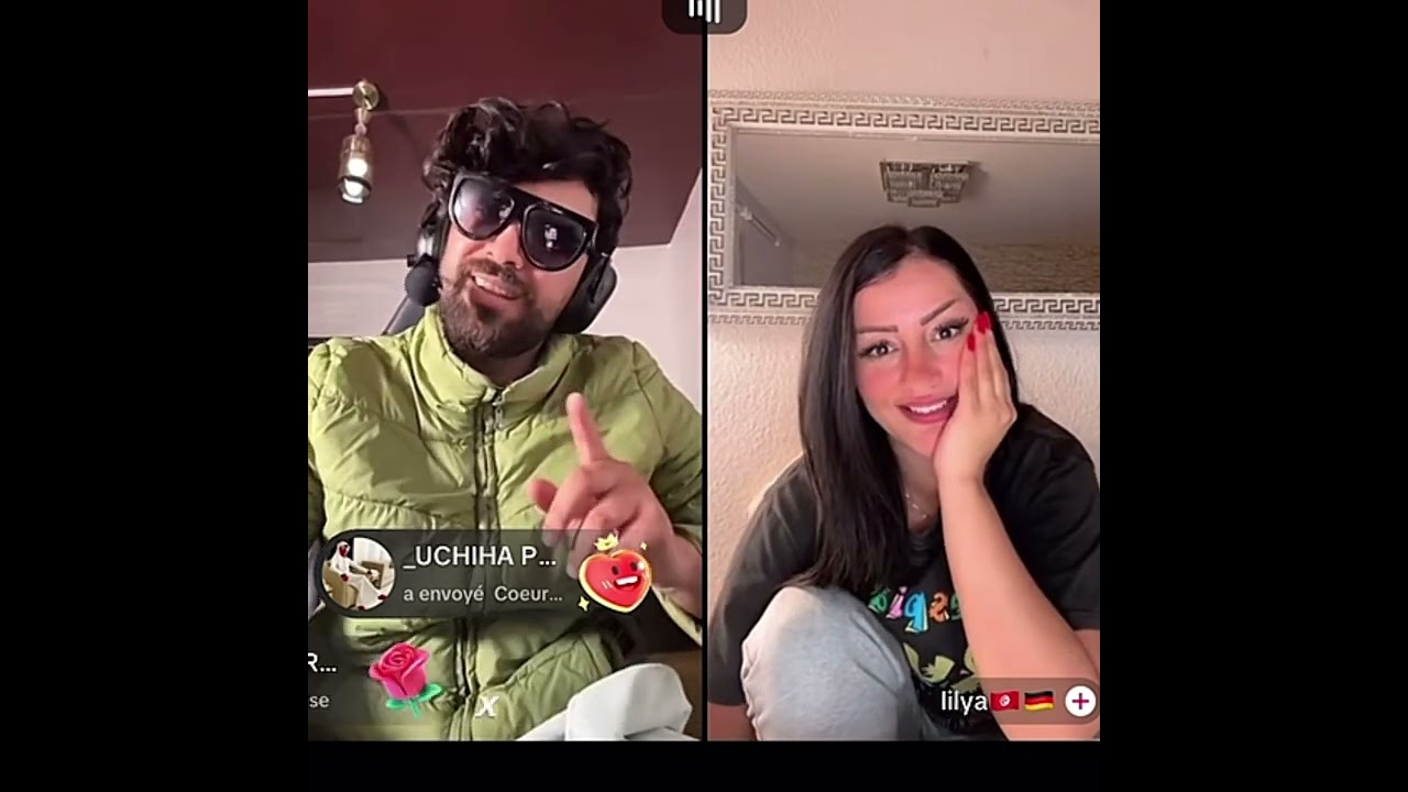 Ilyass el malki Live : لايف إلياس المالكي تصاحب مع تونسية عايشة فألمانيا لهربة 🤣🤣🤣