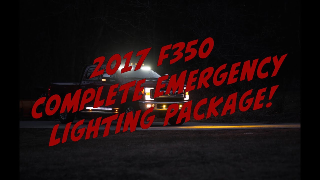 2017 Ford F350 LED Lighting Package - Feniex/StrobesnMore