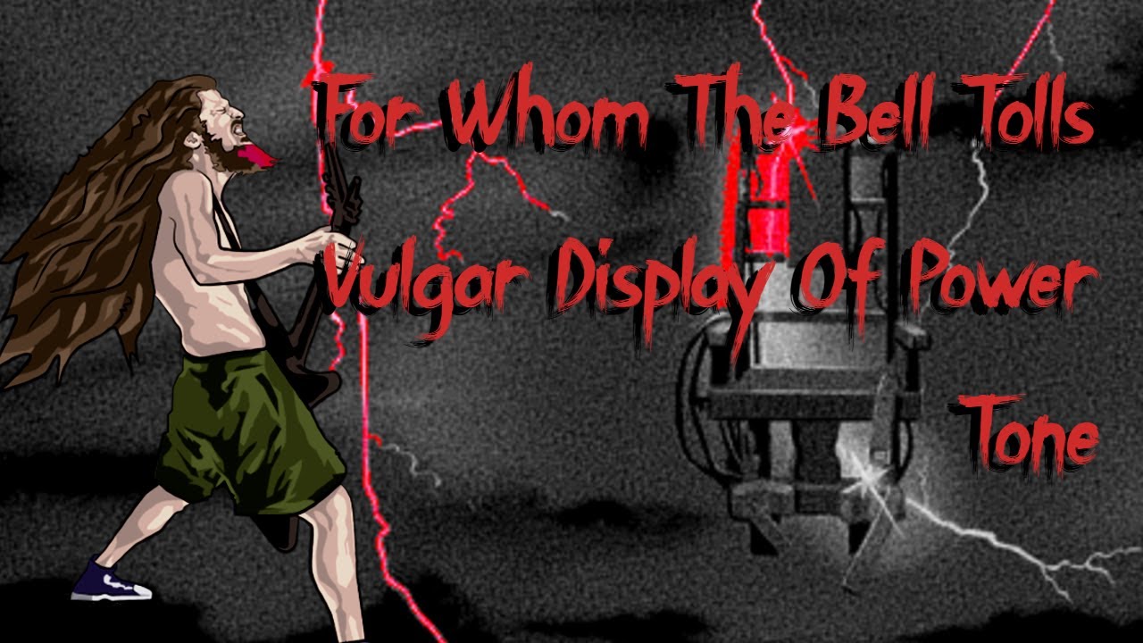 For Whom The Bell Tolls - Vulgar Display Of Power guitar tone cover