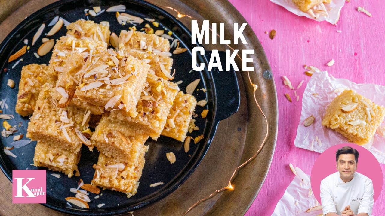 Granulated Milk Cake with just Milk and Sugar | Diwali Special Milk Cake/Alwar Ka Mawa | Kunal Ka...