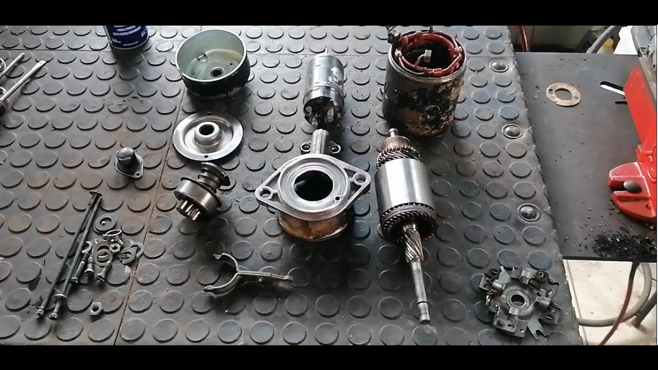 Consertando Motor Partida VW TL / Kombi / Fusca