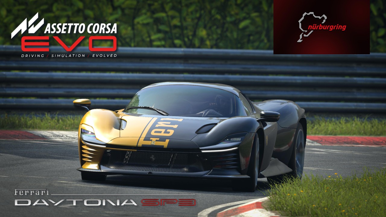 $26M Ferrari Daytona SP3 Test Drive at the Nürburgring | Assetto Corsa EVO Early Access Release 4