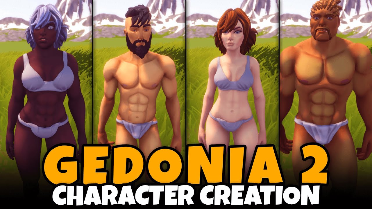 Gedonia 2 Character Creation (Male & Female, Full Customization, All Options, Skills, More!)