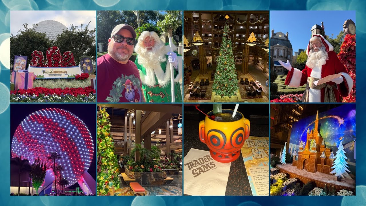 My Disney Christmas Vacation 2025 (Part 1)- EPCOT Festival Of The Holidays- D Tour 395 12/15-18/25 