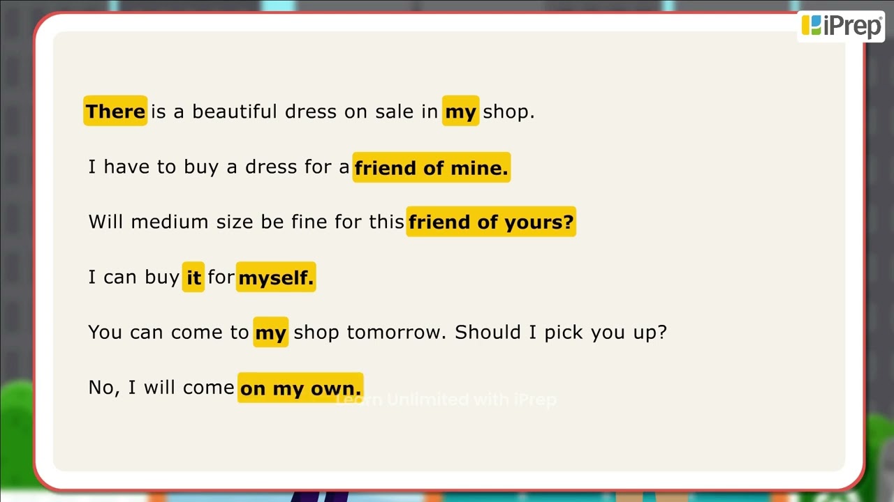 Pronouns and Determiners | Pronouns and Determiners  | English Grammar | iPrep