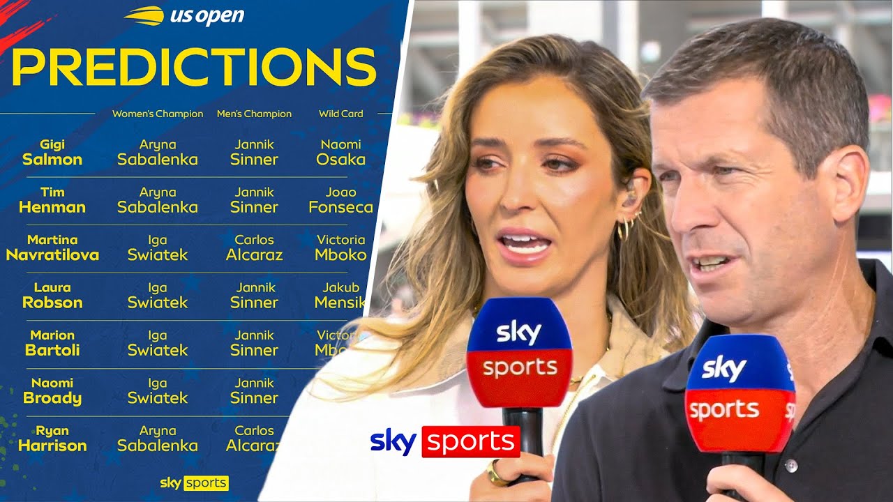 Pundits PREDICT the winners of the US Open! 🏆