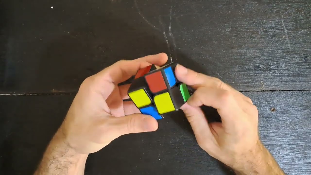 Abe's puzzles #55 White Layer and Yellow Face on 2x2x2